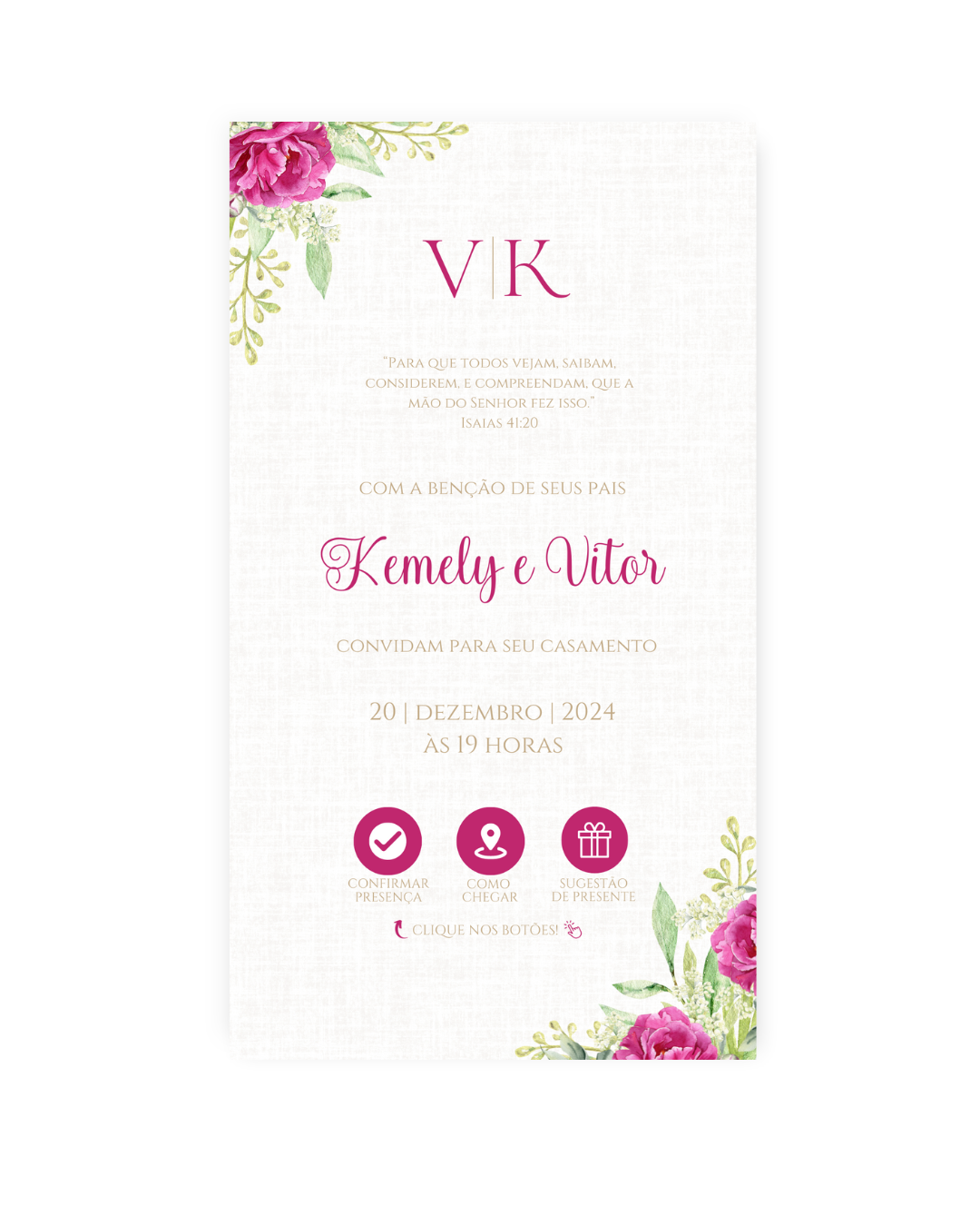 Convite Casamento