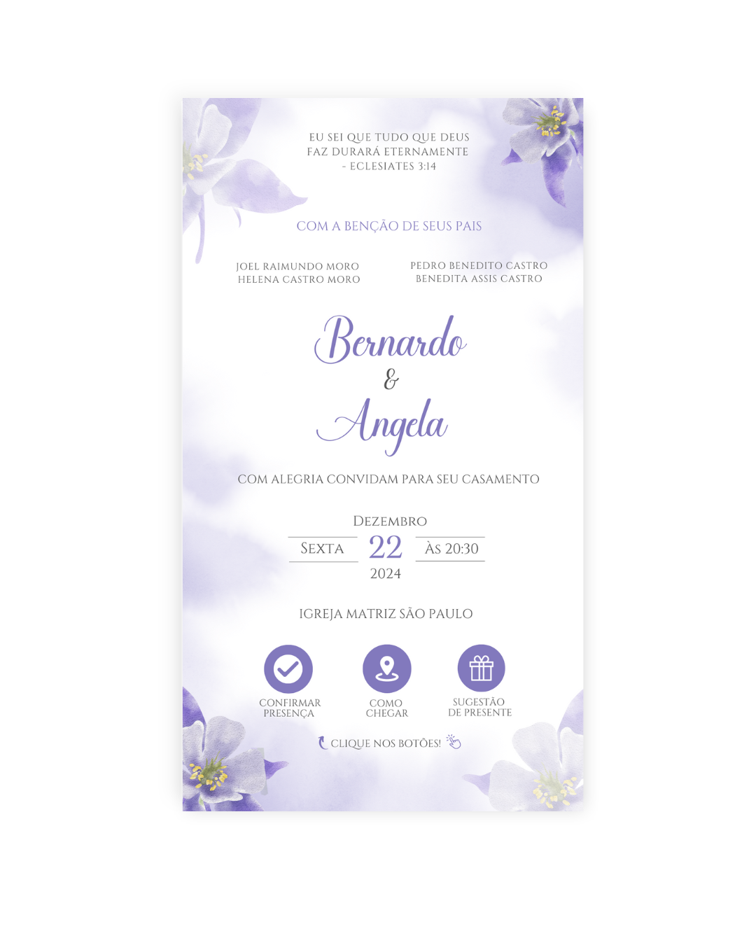 Convite Casamento