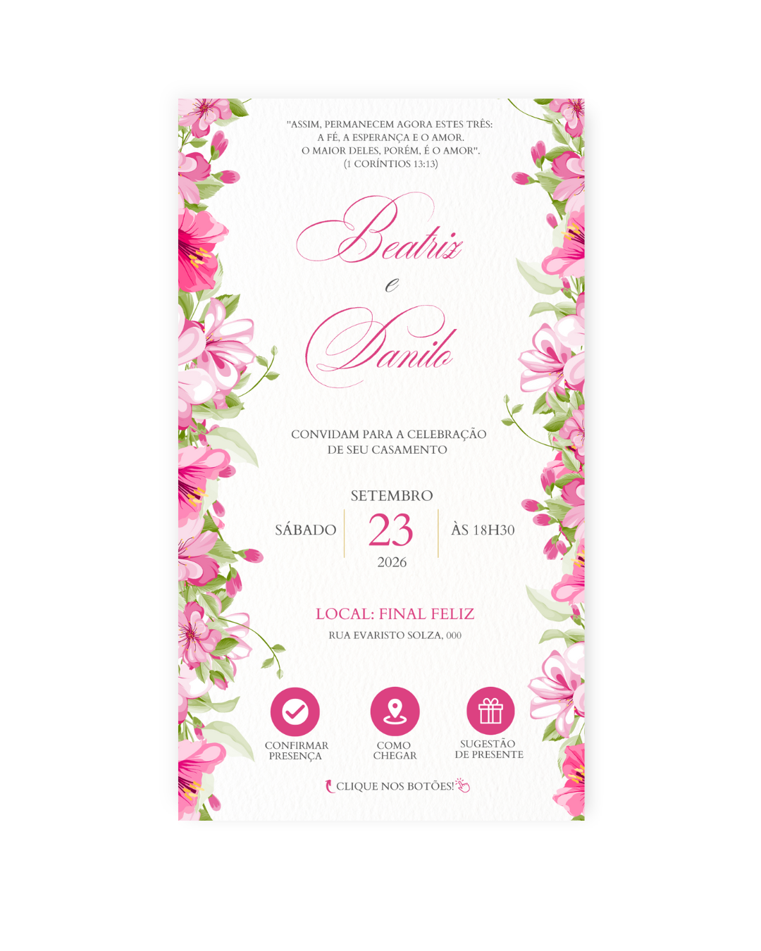 Convite Casamento