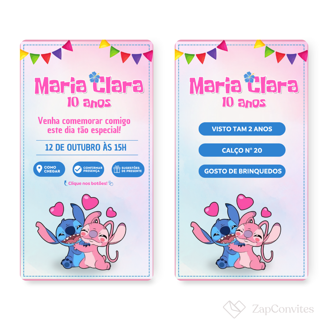 Convite Stitch