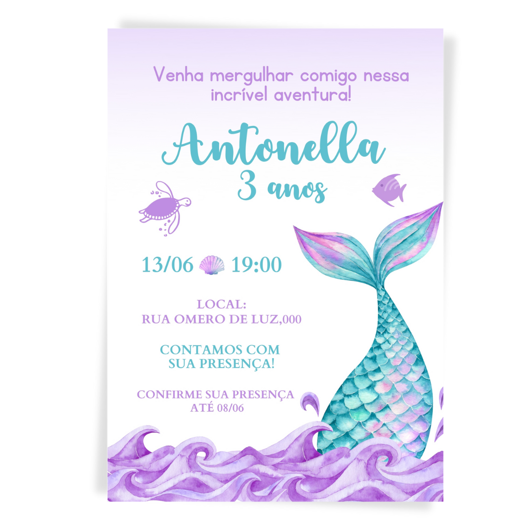 Convite Fundo do Mar