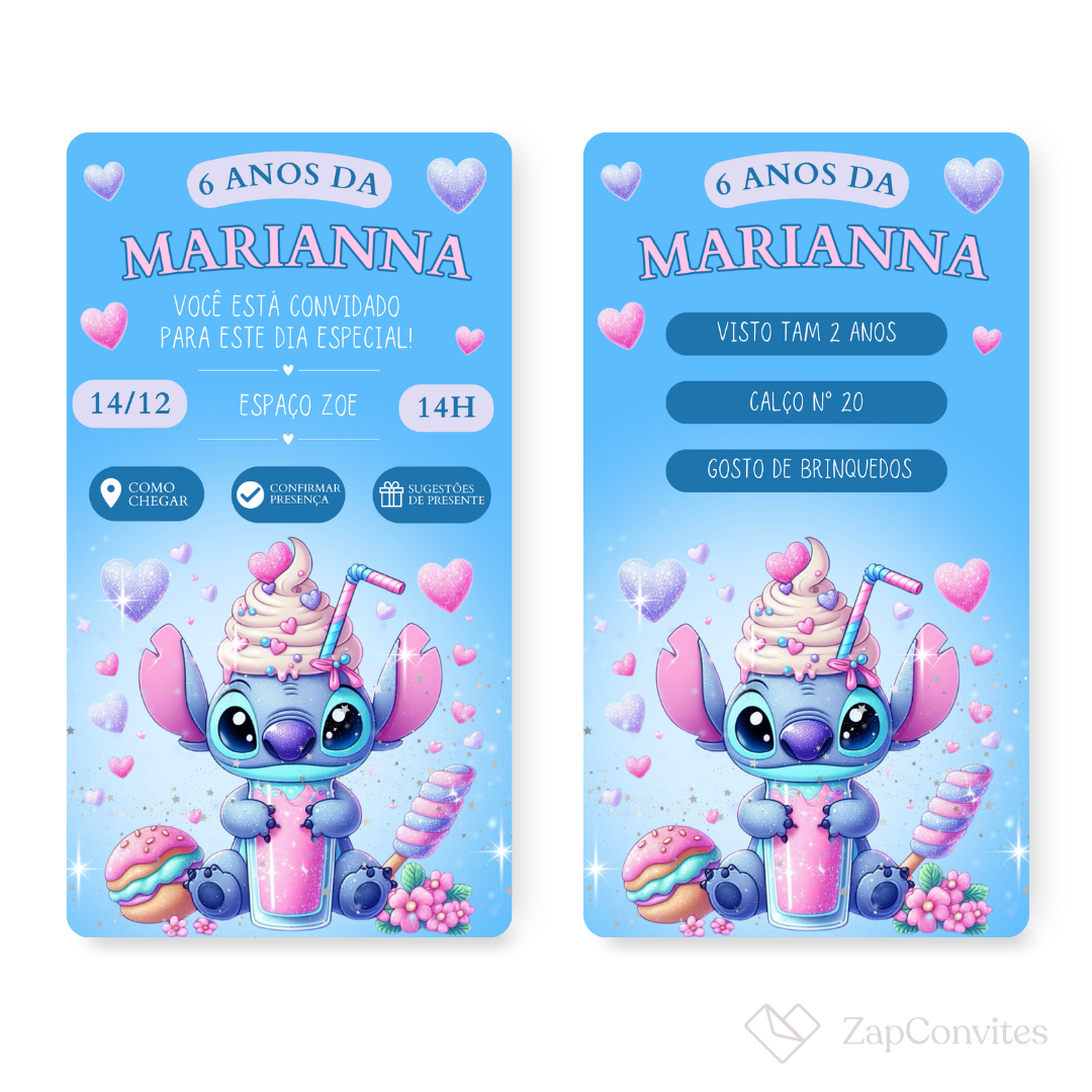 Convite Stitch