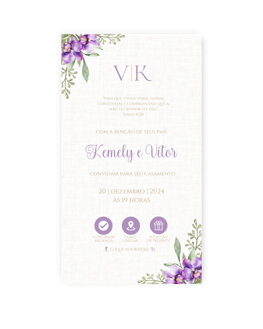 Convite Casamento