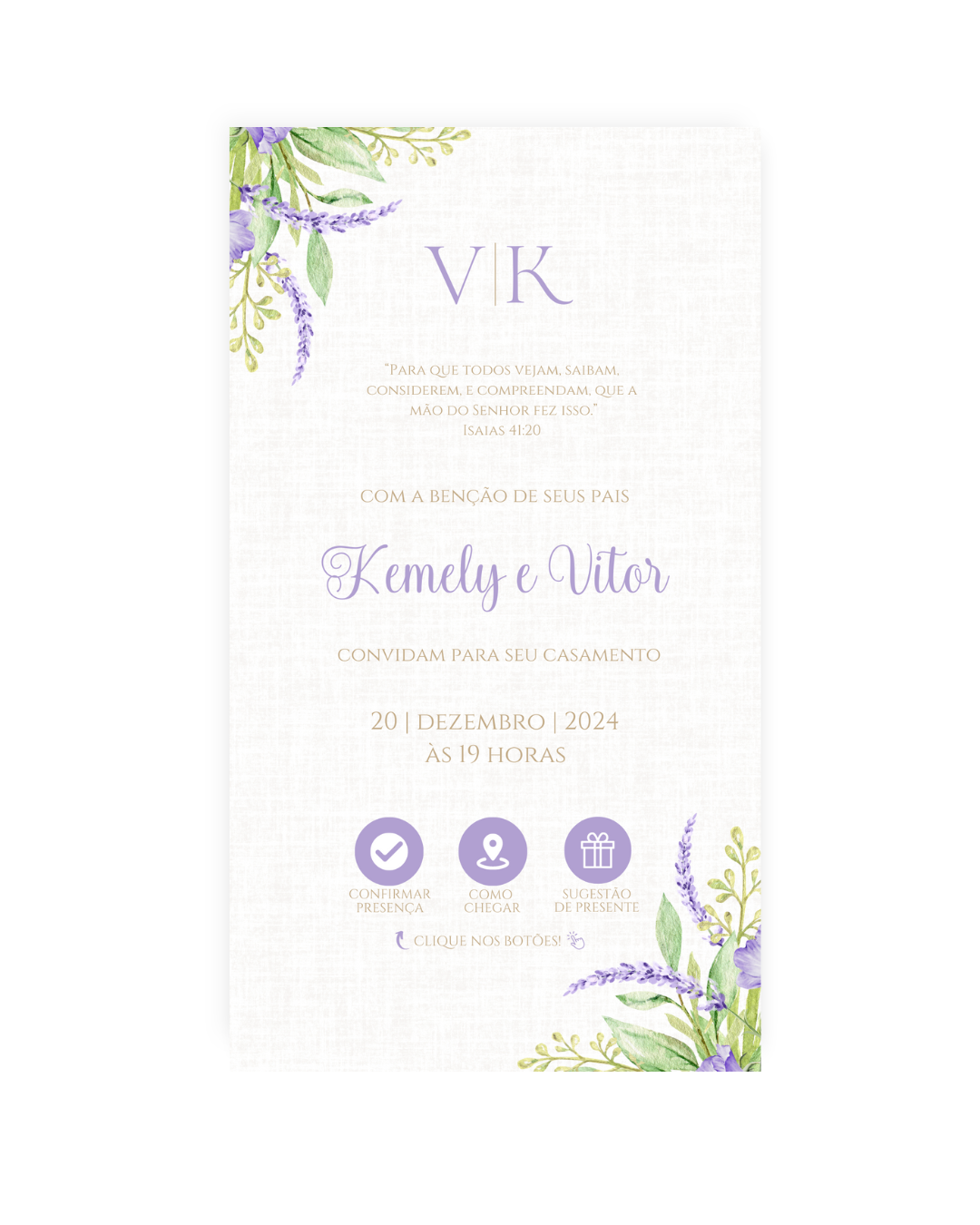 Convite Casamento