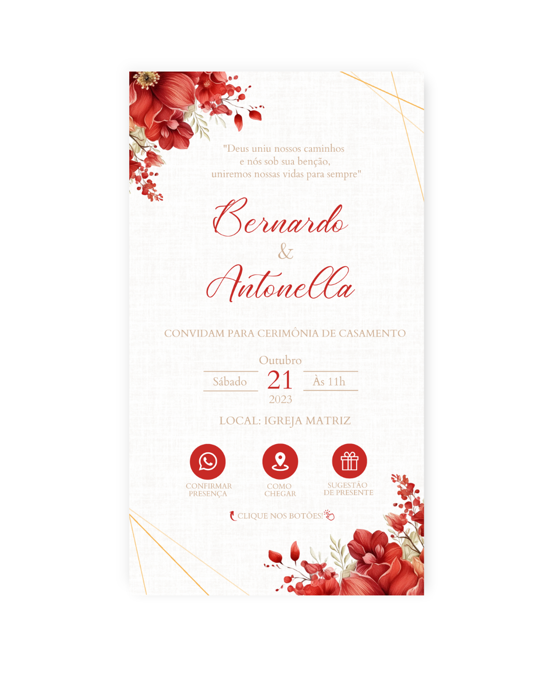 Convite Casamento
