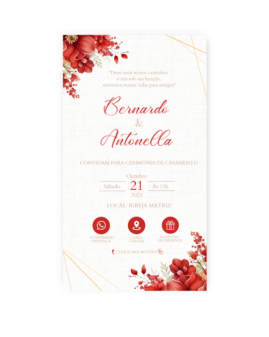 Convite Casamento