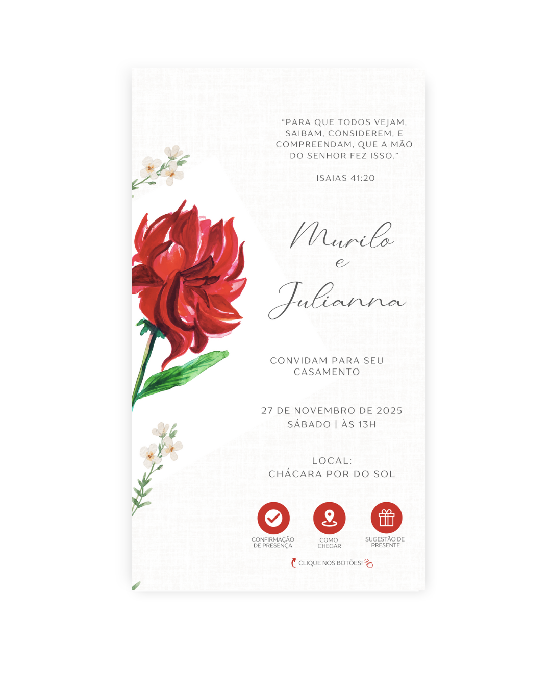 Convite Casamento