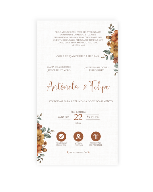 Convite Casamento