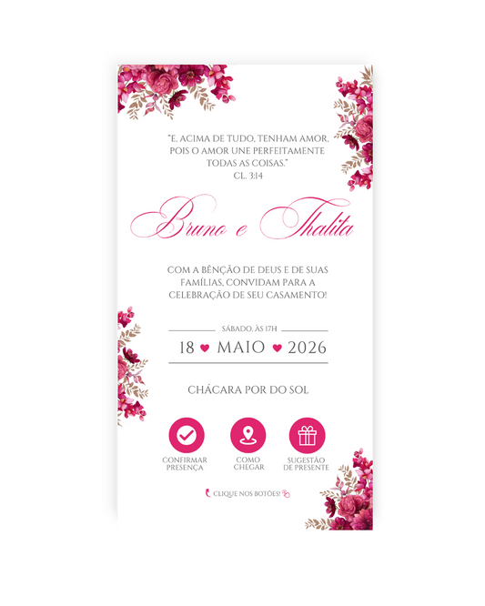 Convite Casamento
