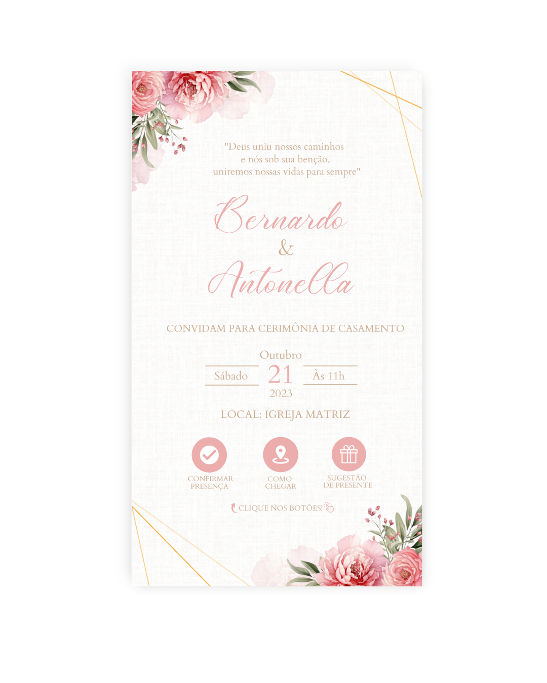 Convite Casamento