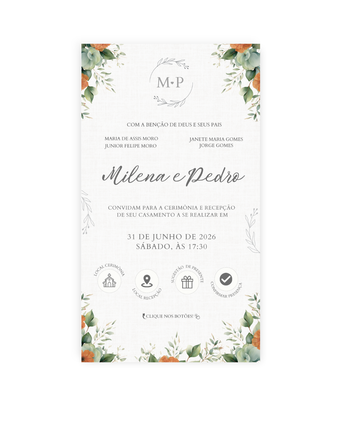 Convite Casamento