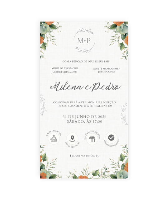Convite Casamento