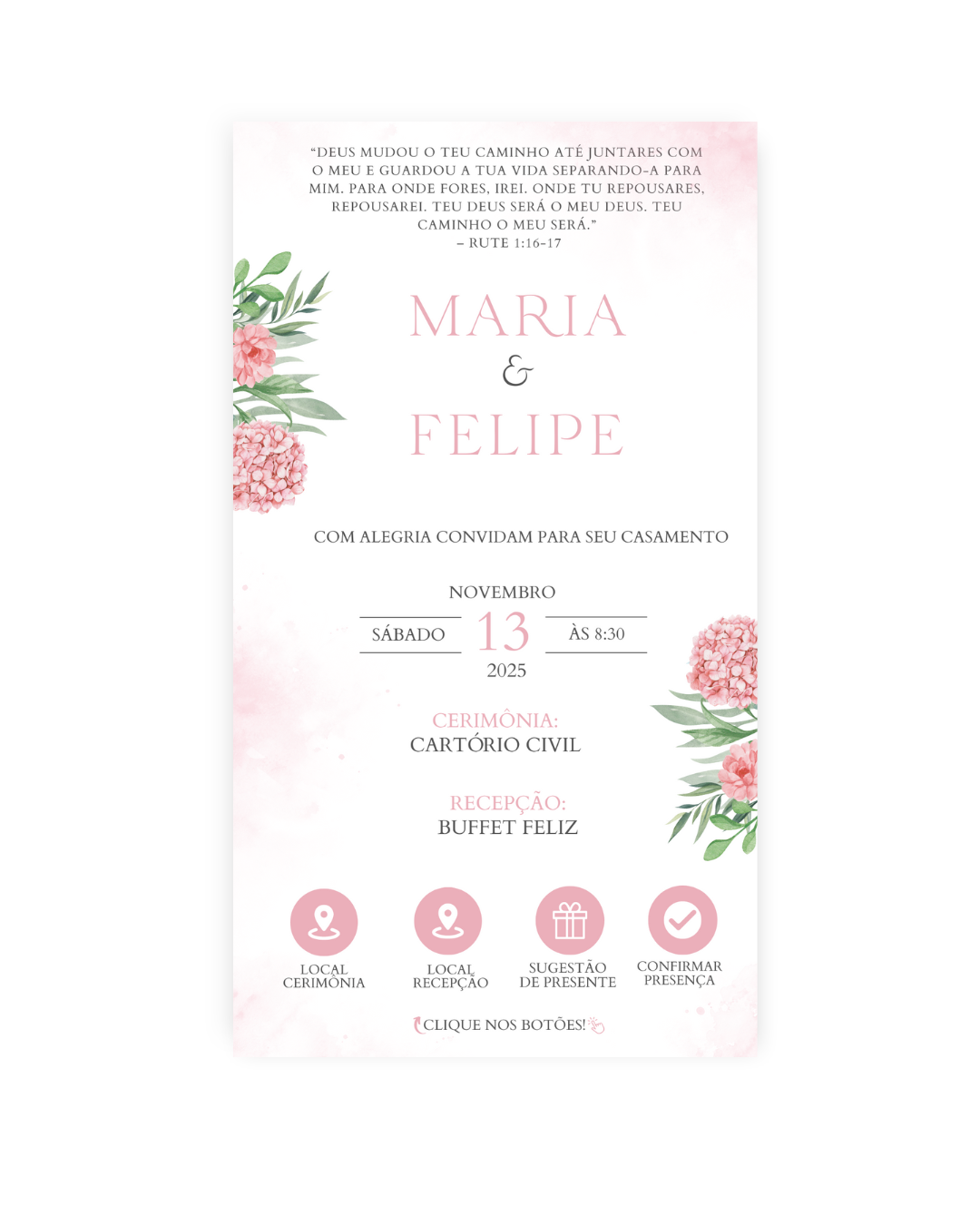 Convite Casamento