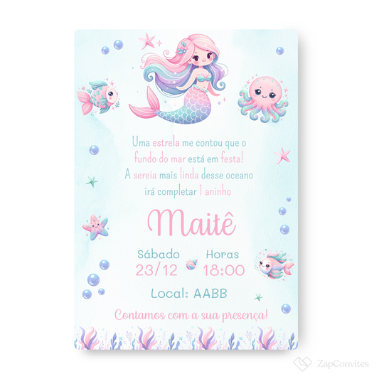 Convite Fundo do Mar