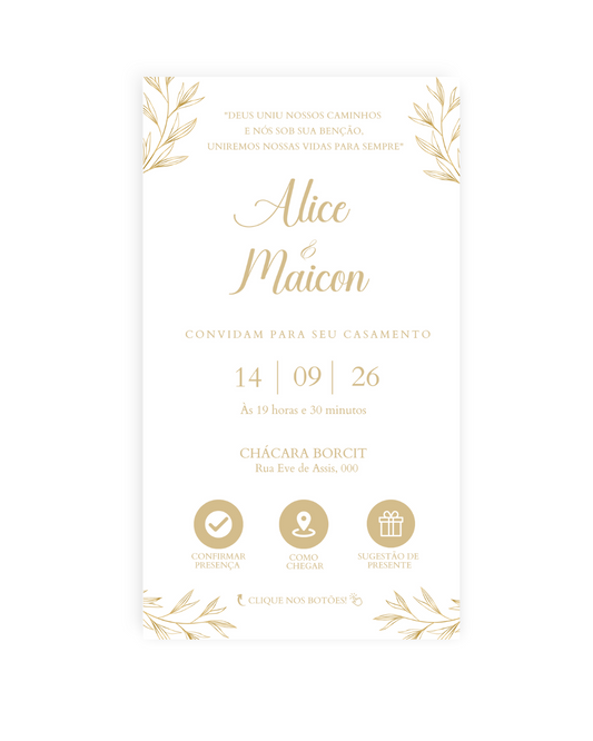 Convite Casamento