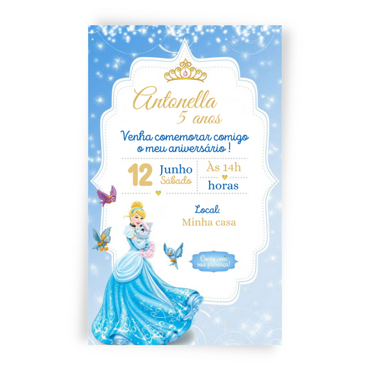 Convite Cinderela
