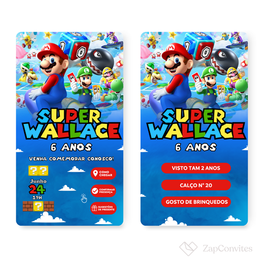 Convite Mario
