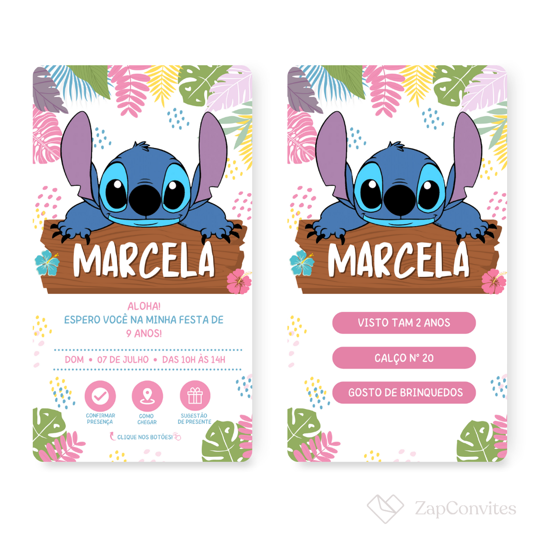 Convite Stitch