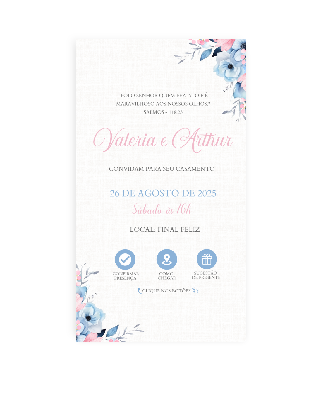 Convite Casamento