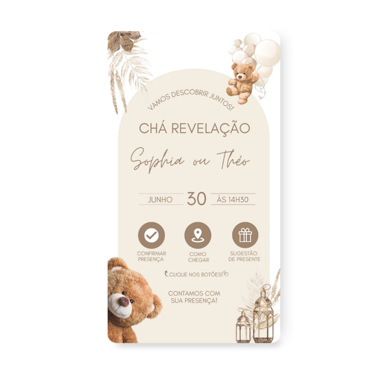 Convite Chá Revelação