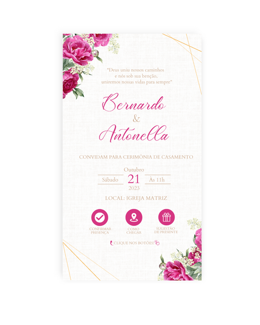 Convite Casamento