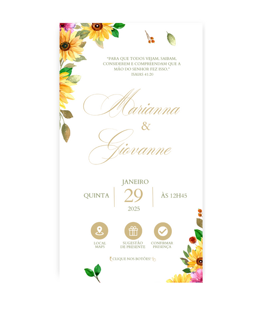 Convite Casamento