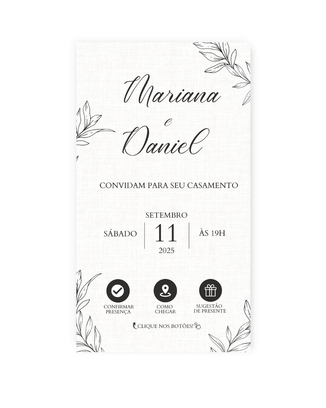 Convite Casamento