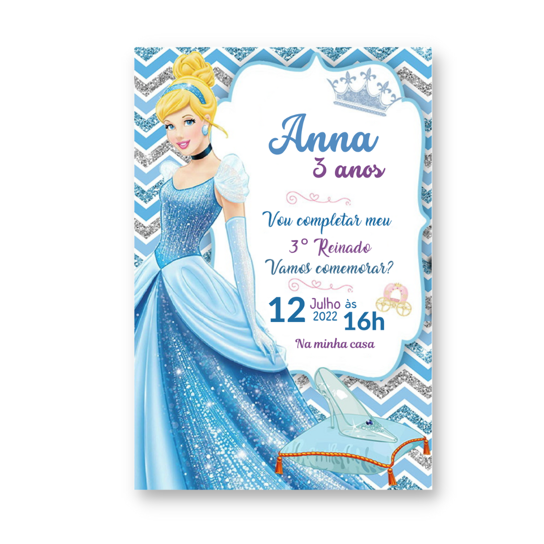 Convite Cinderela