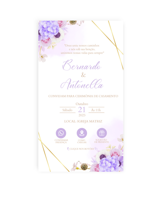 Convite Casamento