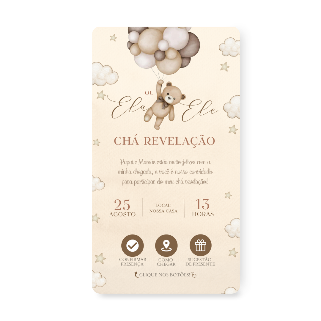 Convite Chá Revelação