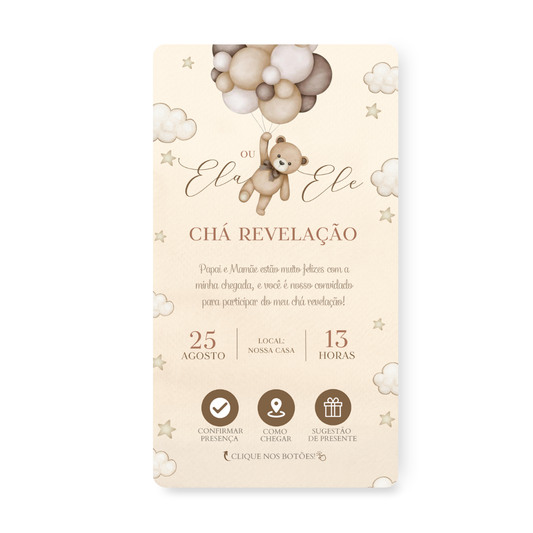 Convite Chá Revelação