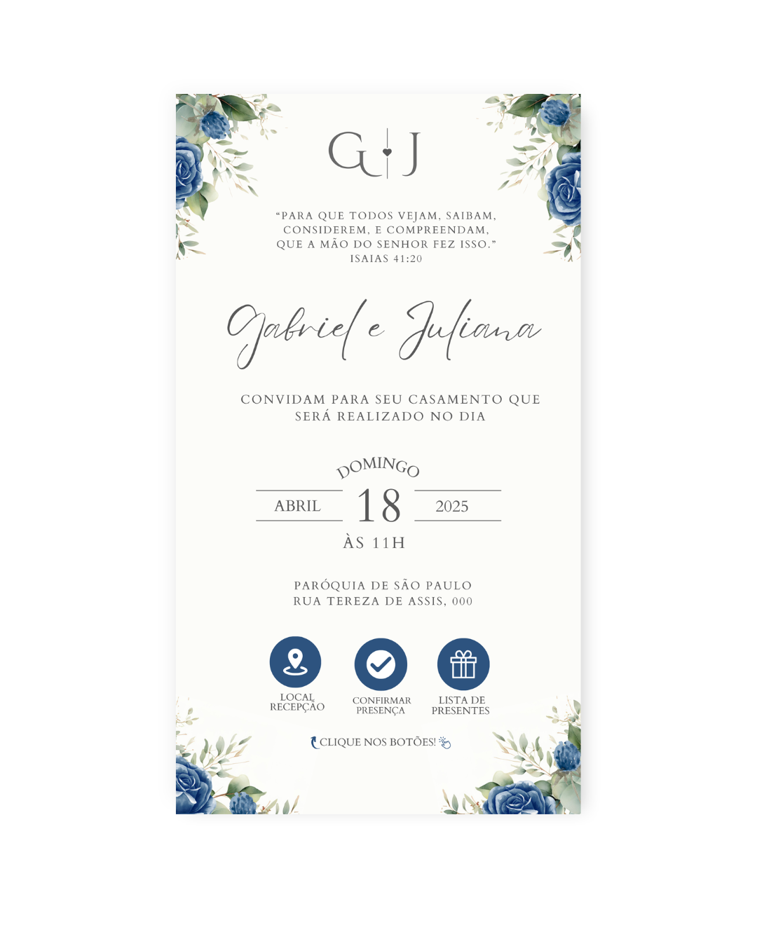 Convite Casamento