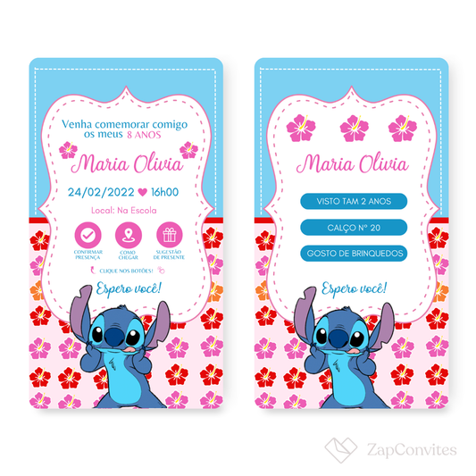 Convite Stitch