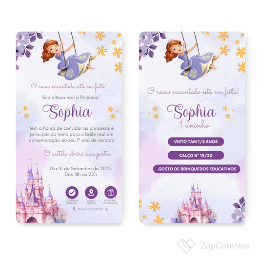 Convite Sofia
