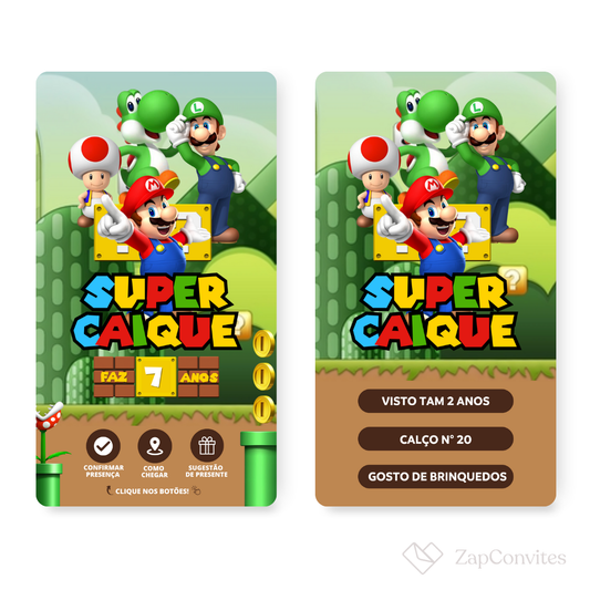 Convite Mario