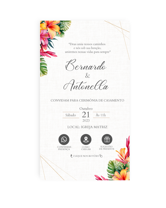 Convite Casamento
