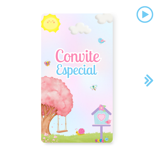 Convite Digital em Vídeo Jardim