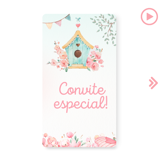 Convite Digital em Vídeo Jardim