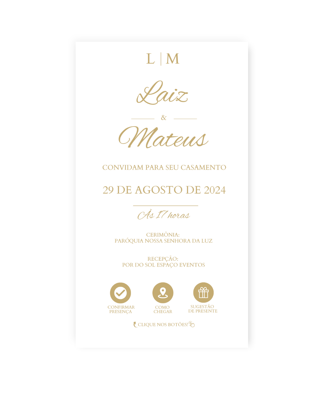 Convite Casamento