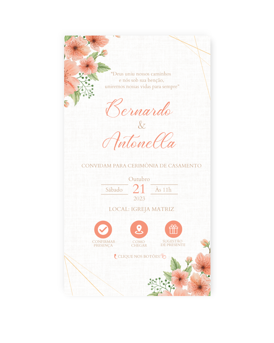 Convite Casamento