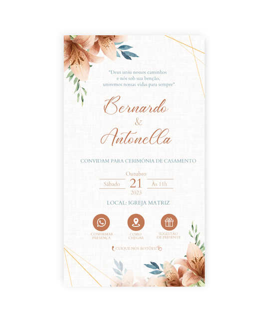 Convite Casamento