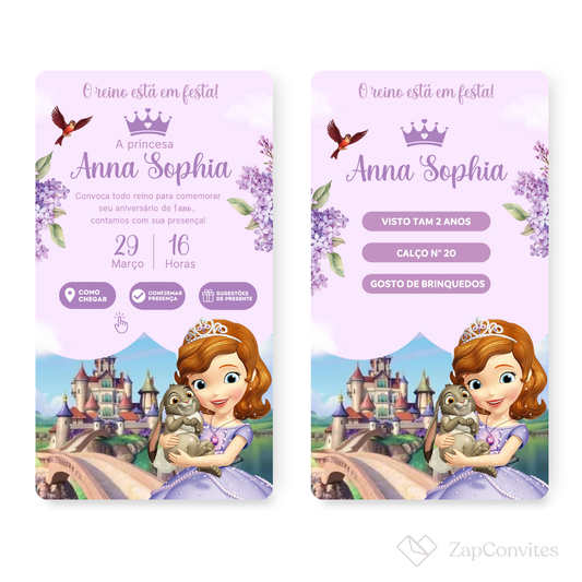 Convite Sofia