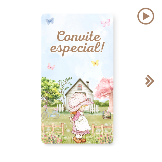 Convite Digital em Vídeo Jardim
