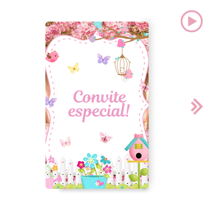 Convite Digital em Vídeo Jardim