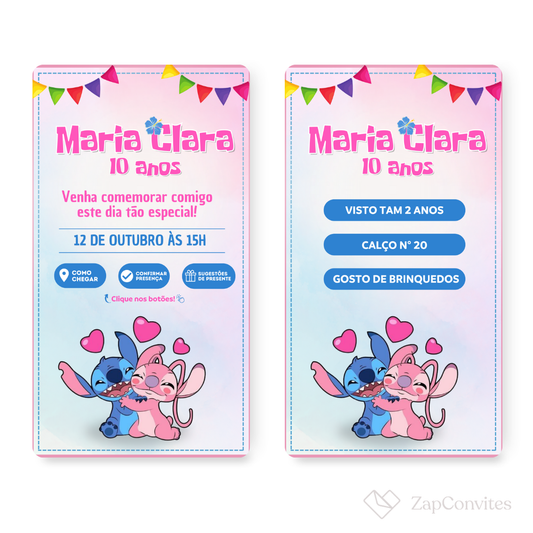Convite Stitch