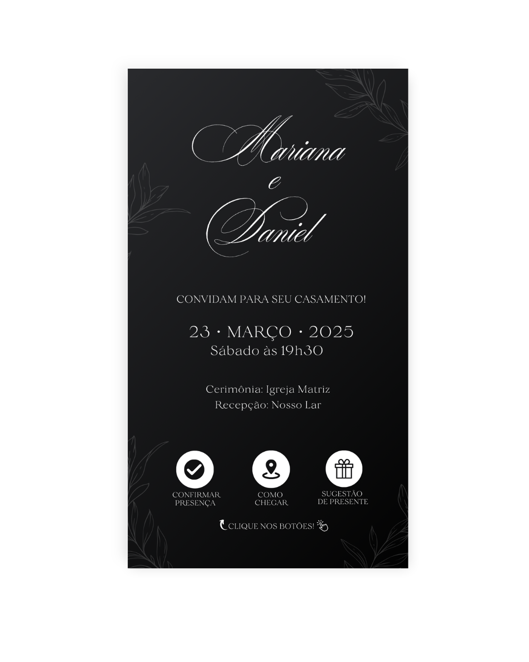 Convite Casamento