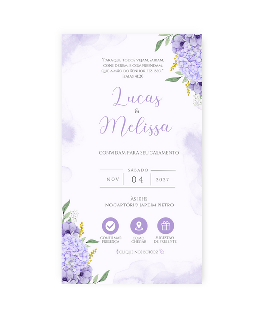 Convite Casamento