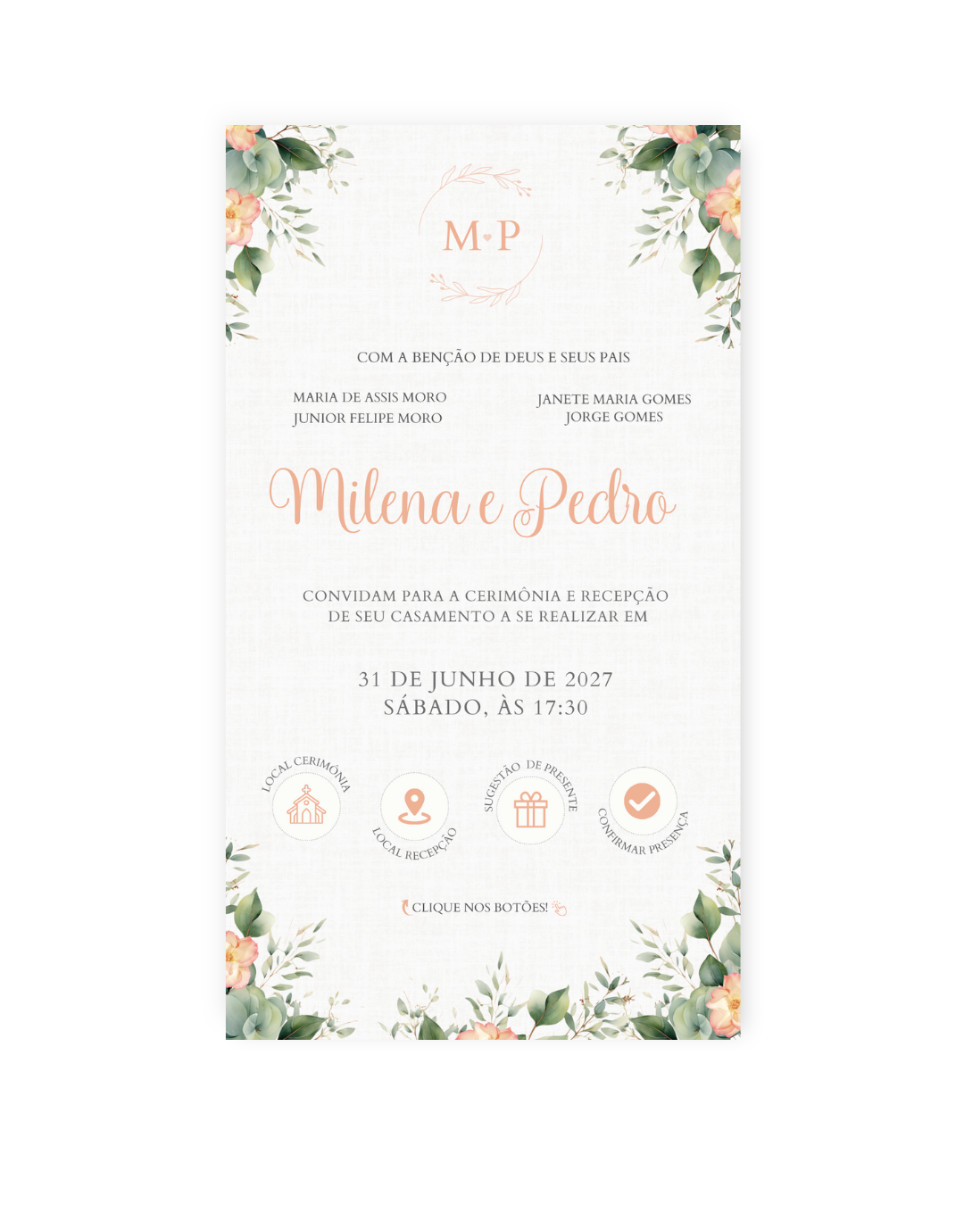 Convite Casamento