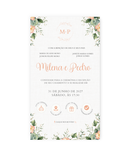 Convite Casamento