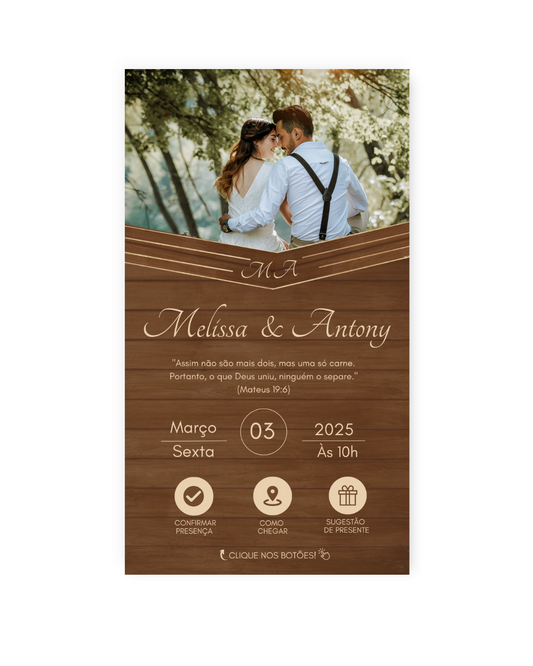 Convite Casamento